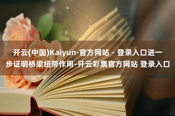 开云(中国)Kaiyun·官方网站 - 登录入口进一步证明桥